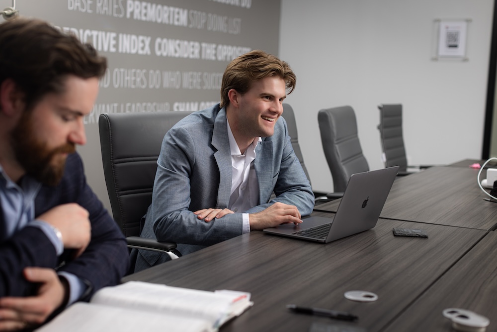 Nonprofit General Counsel Lawyers Having a Meeting with Client