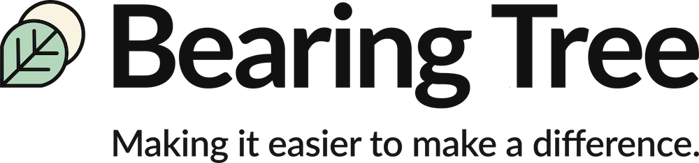The logo for Bearing Tree, a Professional Employer Organization for Nonprofits